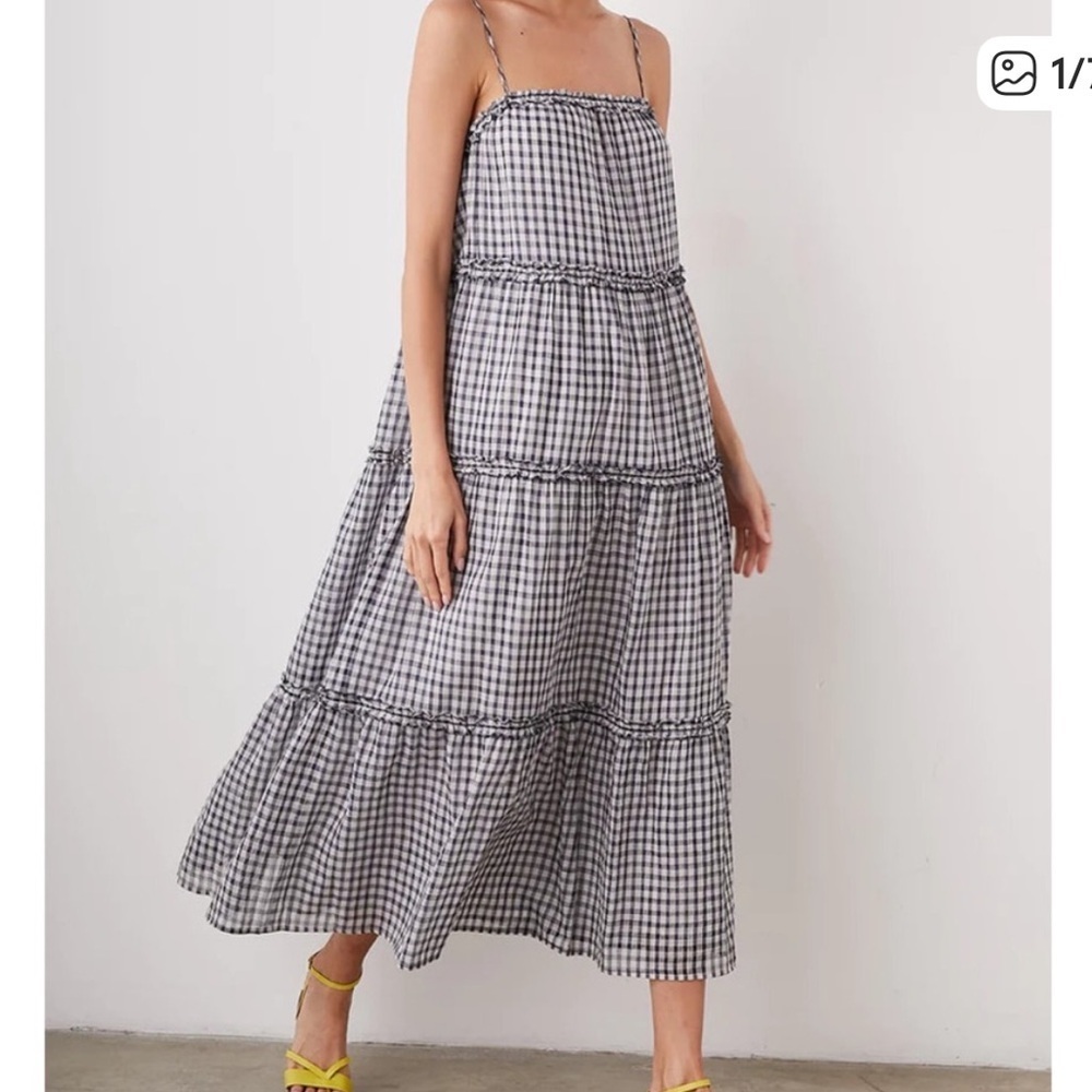 Rails Zuri dress in the sailor check pattern